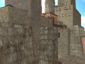 waste plant construction 3Dモデル