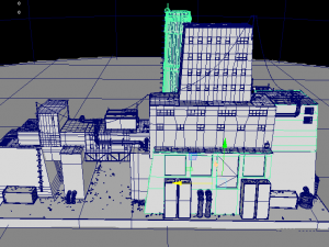 waste plant construction 3Dモデル