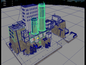 waste plant construction 3Dモデル