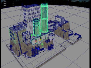 waste plant construction 3D Model