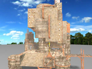 будівництво сміттєпереробного заводу 3D Модель