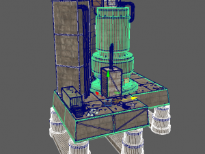 waste plant construction Modelo 3D