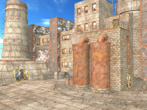 waste plant construction 3Dモデル