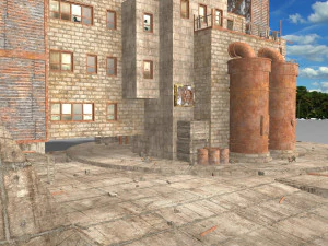 constru&ccedil;&atilde;o de usina de res&iacute;duos Modelo 3D