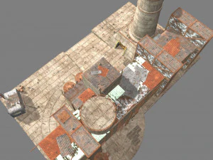 constru&ccedil;&atilde;o de usina de res&iacute;duos Modelo 3D