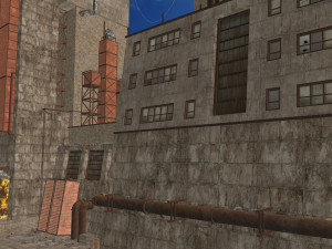 waste plant construction old factory 3D 모델