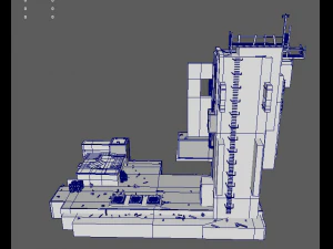 waste plant construction 3D Model
