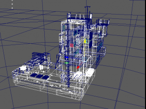 waste plant construction Modelo 3D