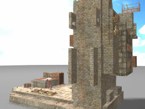 waste plant construction 3D Model