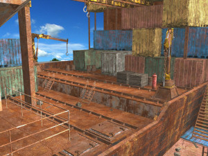 waste plant construction Modelo 3D
