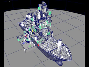 waste plant construction 3D Model