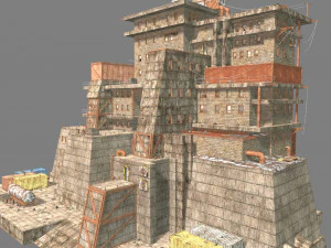 waste plant construction 3D Model