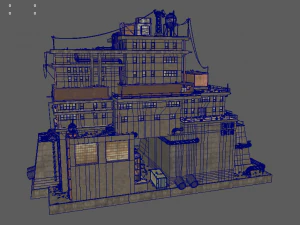 waste plant construction 3D Model