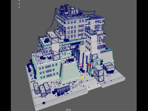 waste plant construction 3D Model