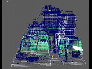 waste plant construction 3D Model