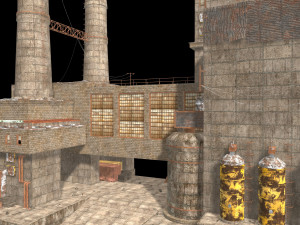 waste plant construction Modelo 3D