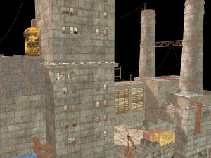 waste plant construction Modelo 3D