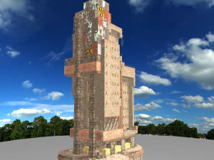 waste plant construction 3D Model