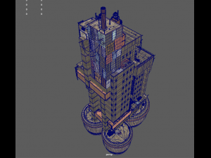 waste plant construction Modelo 3D