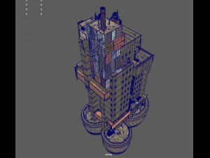 waste plant construction 3D Model