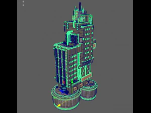 waste plant construction 3D Model