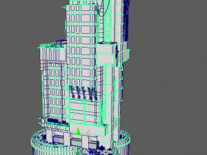 waste plant construction 3D Model