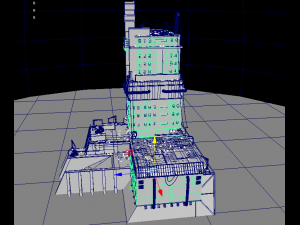 waste plant construction 3D मॉडल