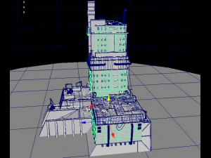 waste plant construction 3D Model