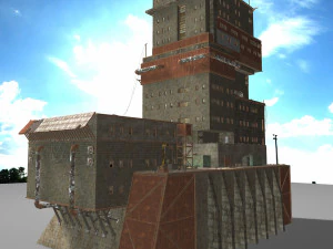 waste plant construction 3D Model