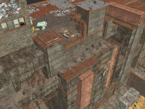 waste plant construction 3Dモデル