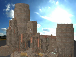 waste plant construction 3D Model