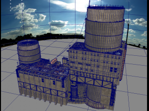 waste plant construction Modelo 3D