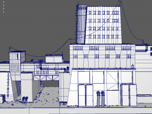 waste plant construction Modelo 3D