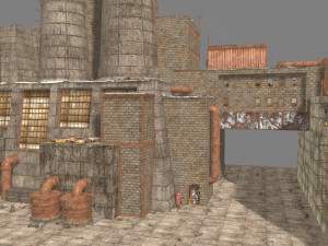 waste plant construction Modelo 3D