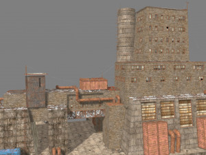 waste plant construction Modelo 3D