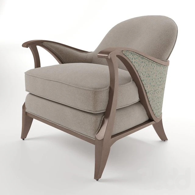armchair 3D Model .c4d .max .obj .3ds .fbx .stl .blend 