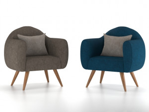 cofee table set 3D Model