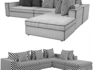 modern modular sofa Model 3D