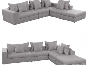 modern modular sofa 3Dモデル