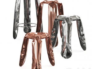 垂れ下がったスツール 3Dモデル