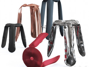 plopp stool Model 3D