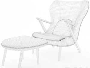 sofa blue 3D Model