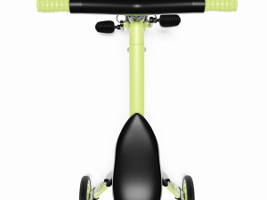 kids bike with three wheels 3D Модель