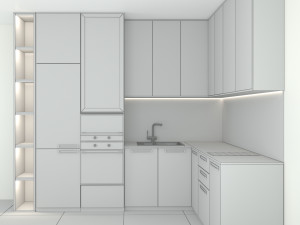 kitchen no 1 3D Model