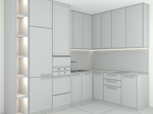 kitchen no 1 3D Model