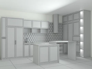 kitchen no 3 3D Model