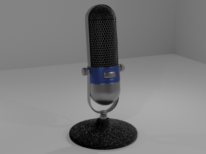 microphone 3D 模型