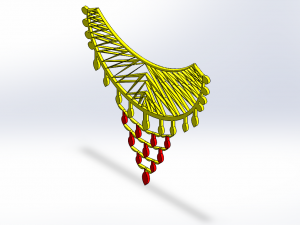 beautiful necklace Model do druku 3D