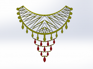 beautiful necklace Modelo de Impressão 3D