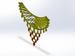 beautiful necklace Modelo de Impressão 3D